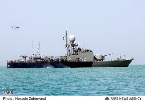 lancha rápida clase KAMAN iraní armada con SSM de origen chino