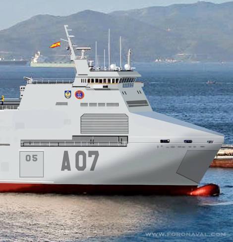 NUEVO BUQUE DE TRANSPORTE EJÉRCITO DE TIERRA 3+