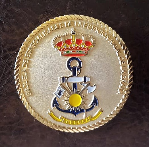 challenge coin spanish navy ESENGRA escuela especialidades armada española foro naval