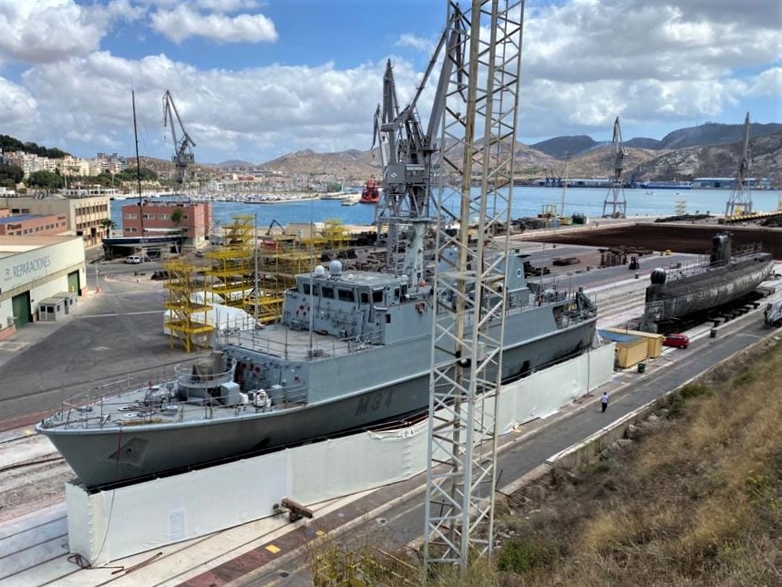 cazaminas turia m34 foro naval cartagena navantia