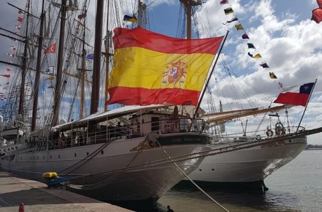 BUQUE ESCUELA JUAN SEBASTIAN ELCANO ESMERALDA ARMADA ESPAÑA CHILE VELERO INSTRUCCION FORO NAVAL (32)