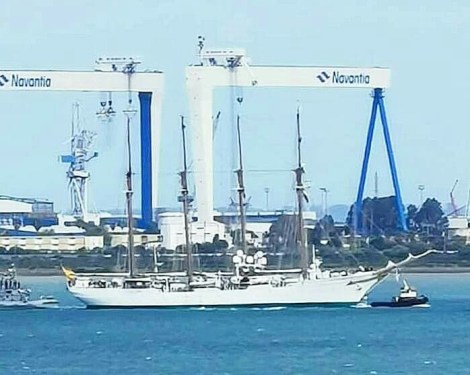 buque escuela juan sebastian de elcano covid19